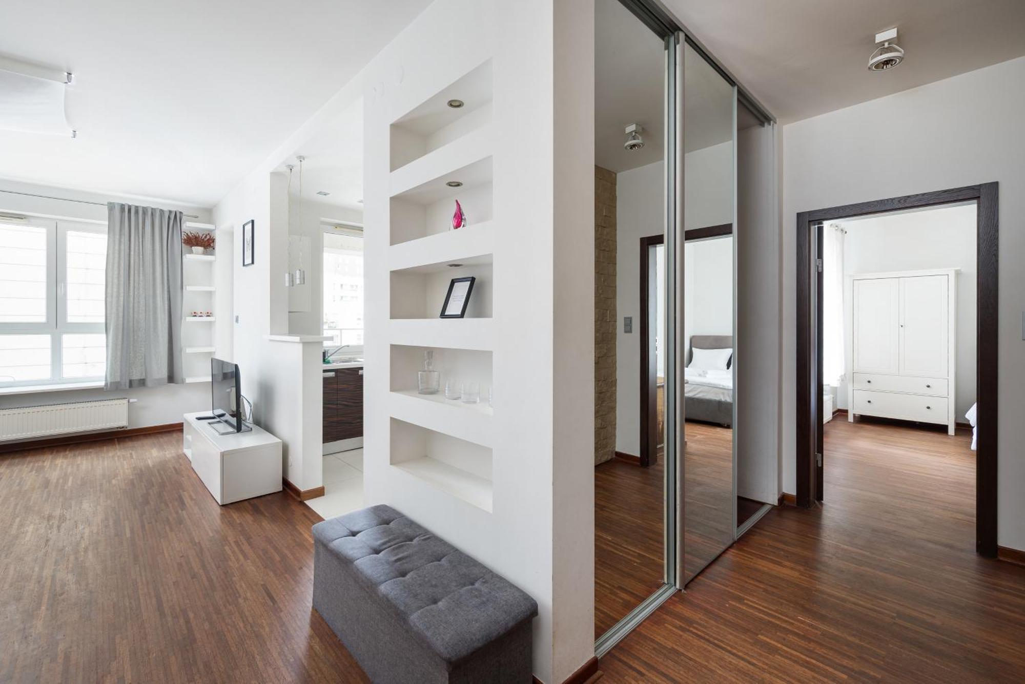 Stawki Pleasant Apartment ワルシャワ エクステリア 写真